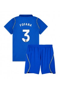 Chelsea Wesley Fofana #3 Jalkapallovaatteet Lasten Kotipeliasu 2026-27 Lyhythihainen (+ Lyhyet housut)